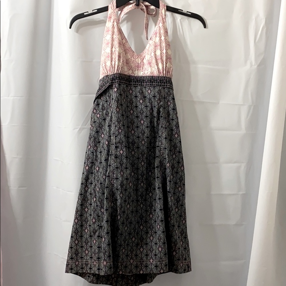 Athleta Patterned Backless Dress